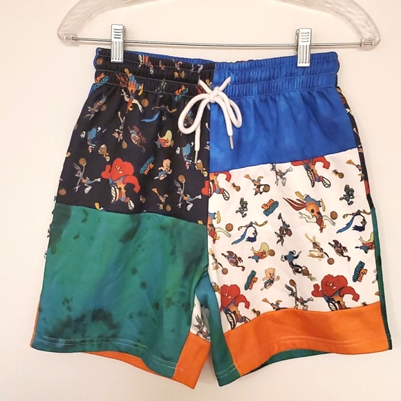 Forever 21 Other - Space Jam Looney Tunes Mens cut  unisex drawstring shorts Small surf beach EUC